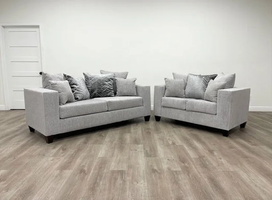 110 - Dove Sofa & Loveseat