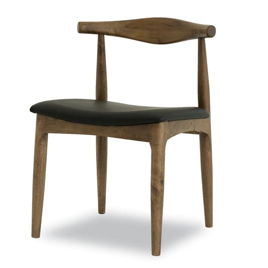Juliet Dining Chair (Black Leather)