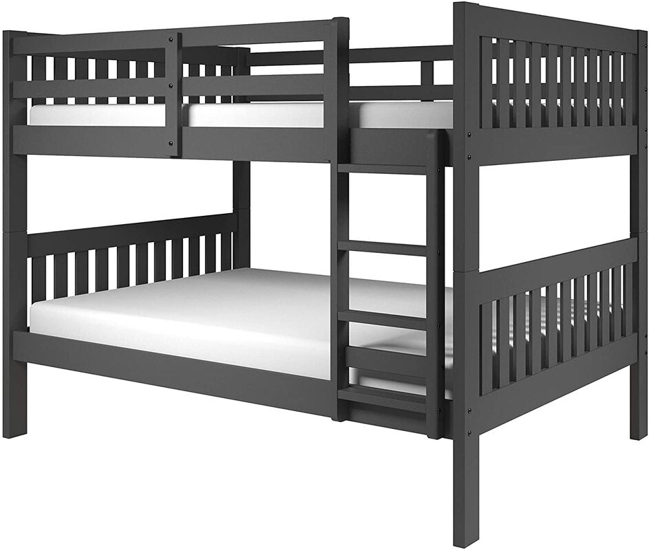 1015 - Full/Full Bunk Bed (Grey)