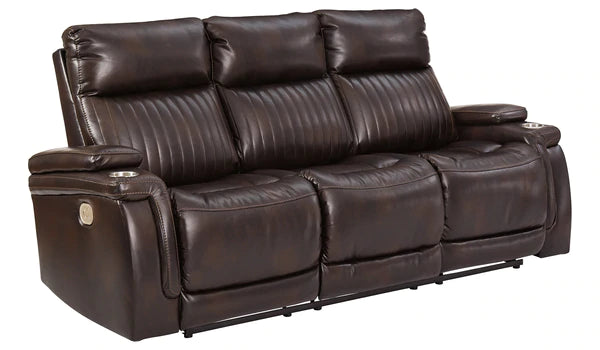 Team Time Chocolate Power Reclining Sofa | 7830415