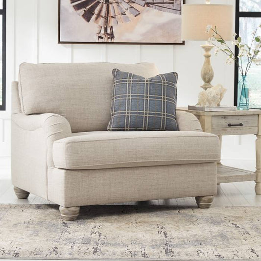 Traemore Linen Oversized Chair | 2740323