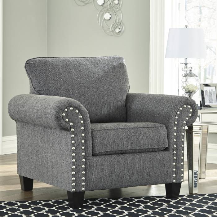 Agleno Charcoal Chair | 7870120