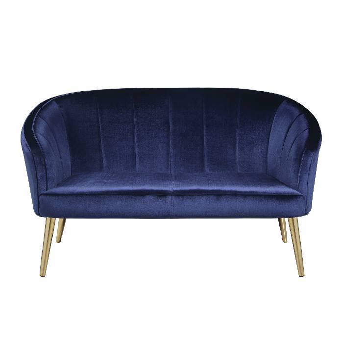 Upholstered Accent Settee Blue - 903033