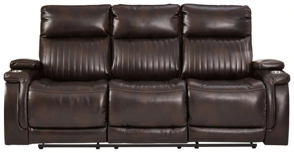 Team Time Chocolate Power Reclining Sofa | 7830415