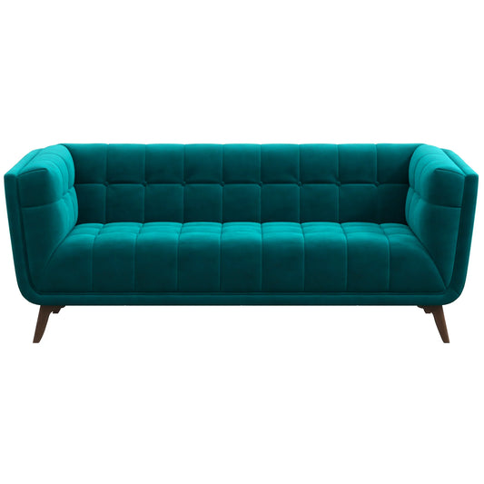 Kano Sofa (78" - Teal Velvet)