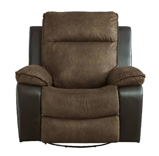 Woodsway Brown Swivel Glider Recliner | 6450561