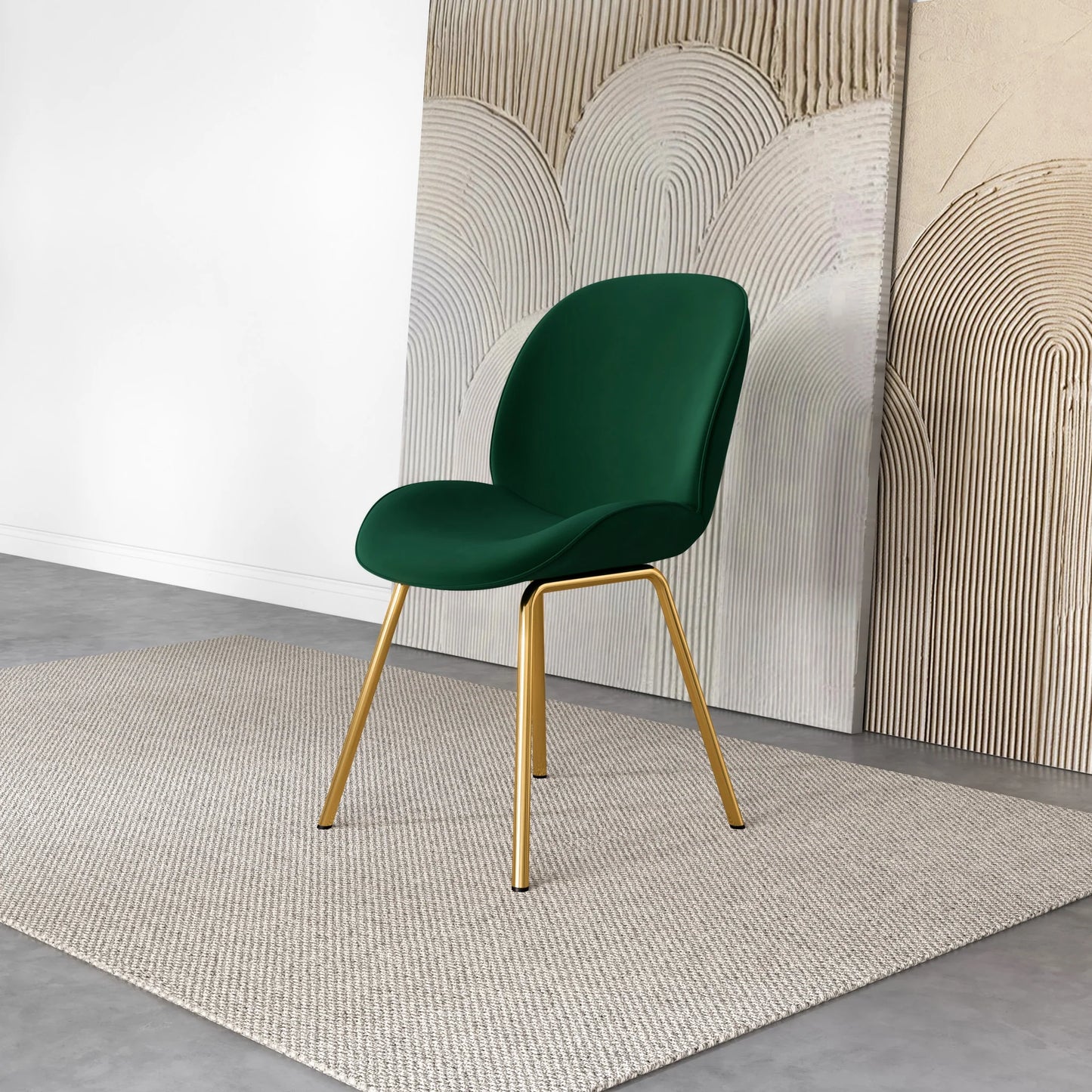 Lucy Dining Chair (Green Velvet)