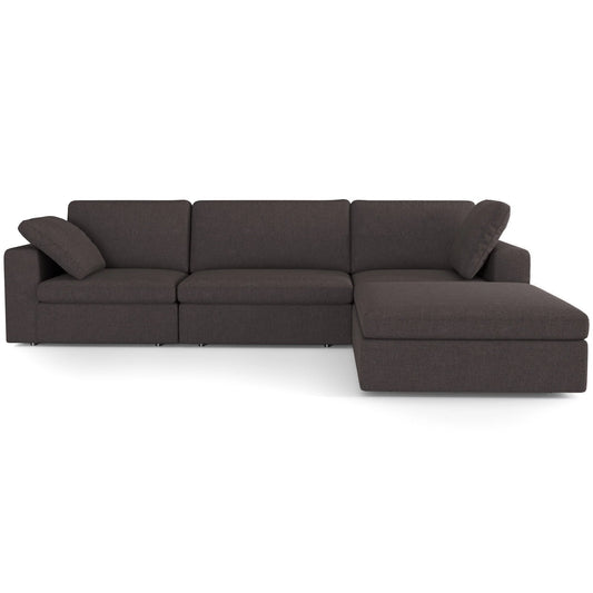 Texas Modular Corner Sectional Modern Sofa Dark Gray