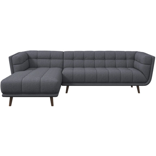 Kano Sectional Sofa (Dark Gray - Left Facing Chaise)