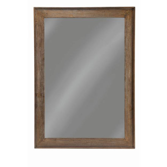 Rectangle Floor Mirror Distressed Brown - 902770