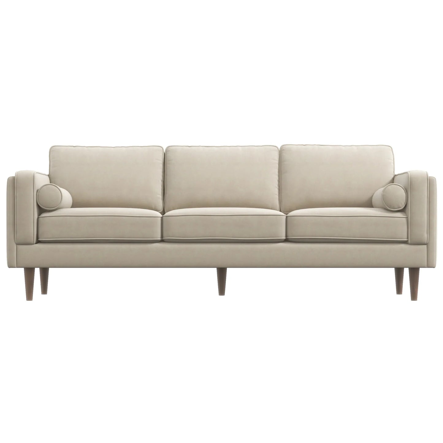 Fordham Sofa (Beige Velvet)