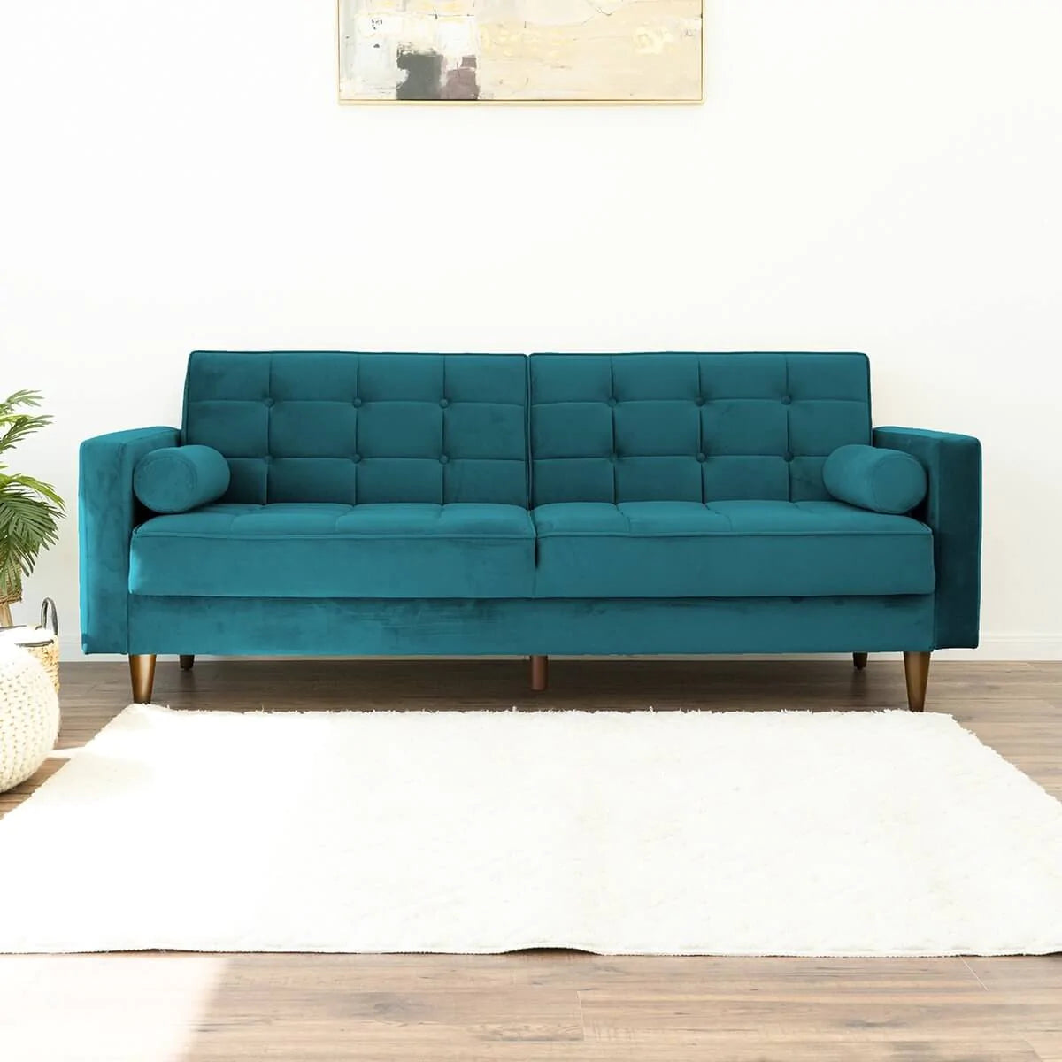 Sleeper sofa deals teal