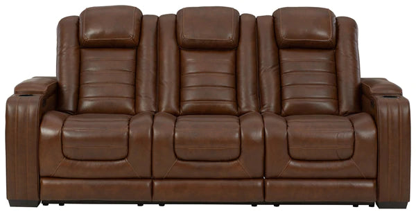 Backtrack Chocolate Power Reclining Sofa | U2800415