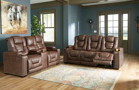 Owner's Box Sofa and Loveseat - PKG007281