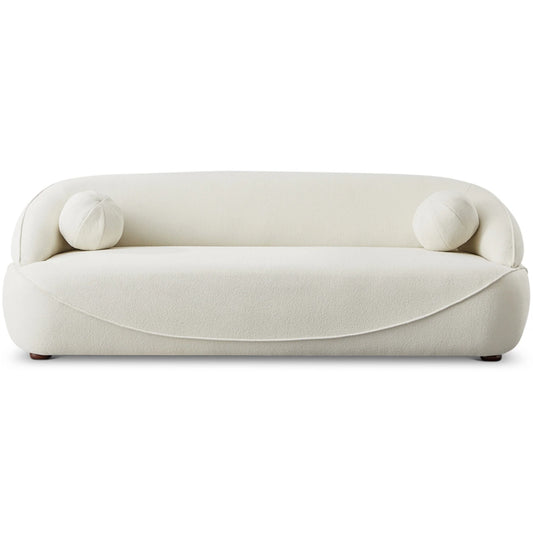 Brody Sofa (White Boucle Fabric)