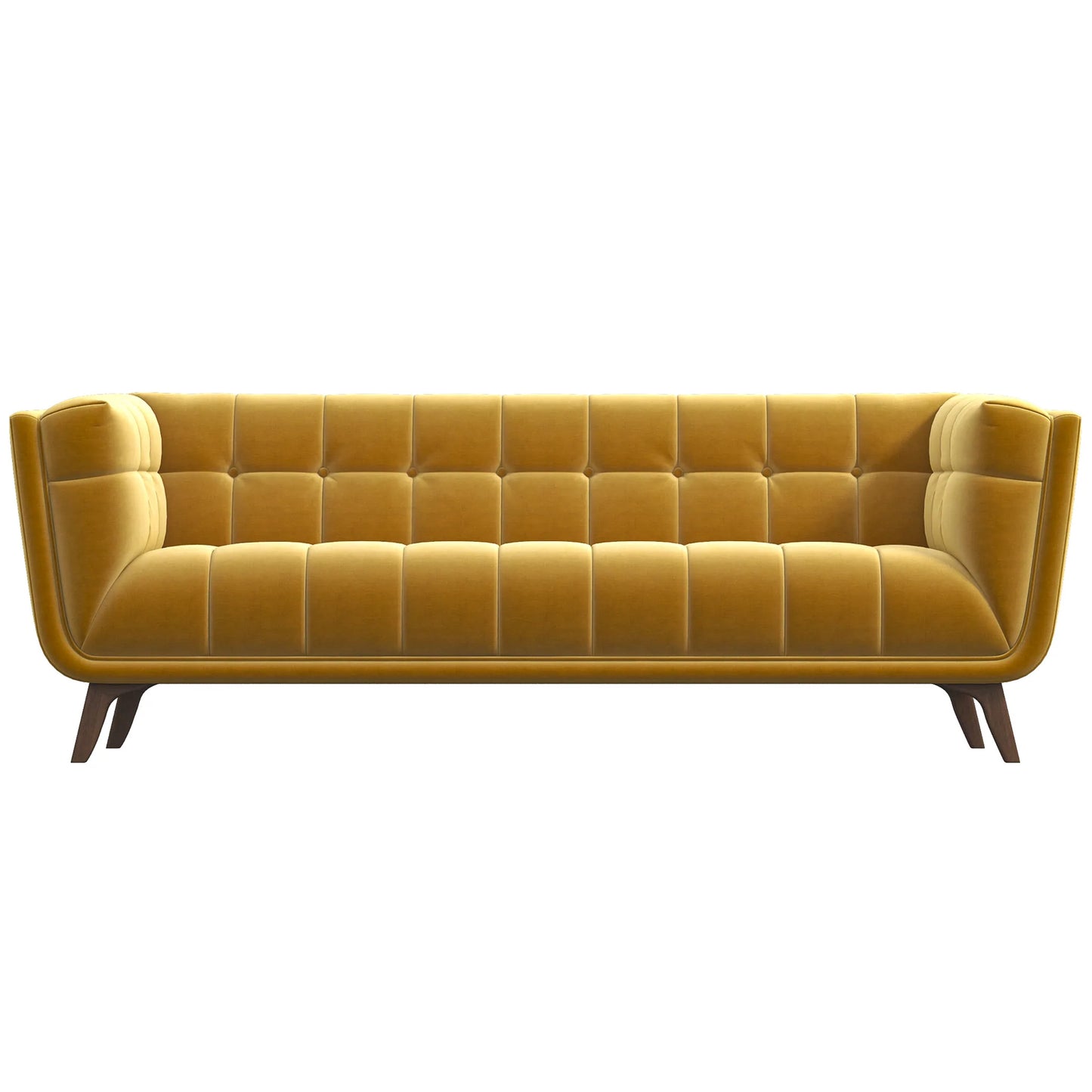 Kano Large Gold Velvet Sofa