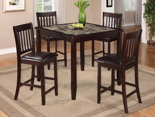 2740SET CASCADE 5-PK COUNTER HEIGHT DINETTE