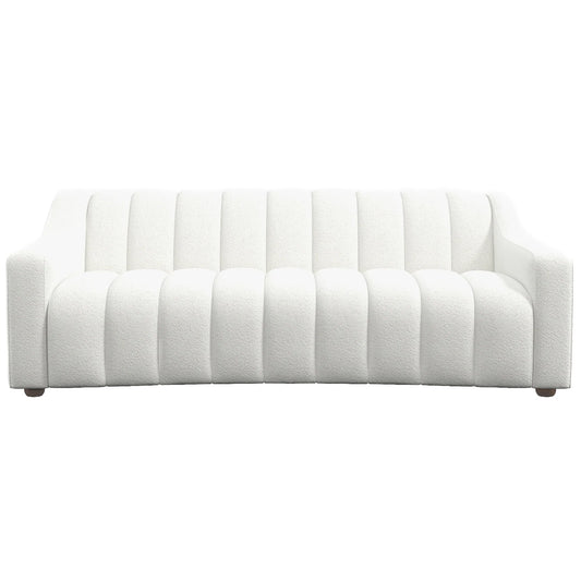 Bari Sofa (White Boucle Fabric)