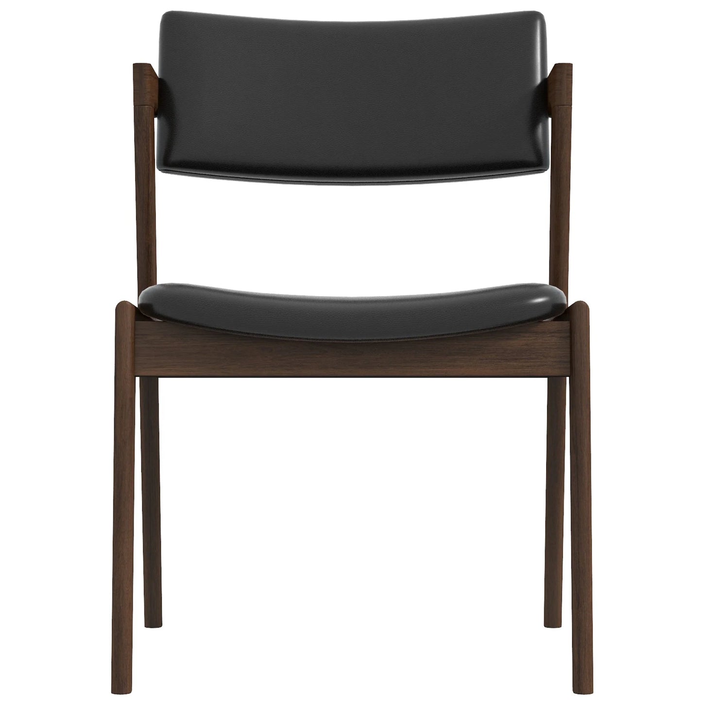 Ricco Dining Chair (Black Leather)