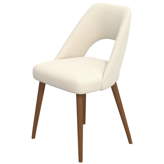 Ariana Modern Dining Chair (White Boucle)