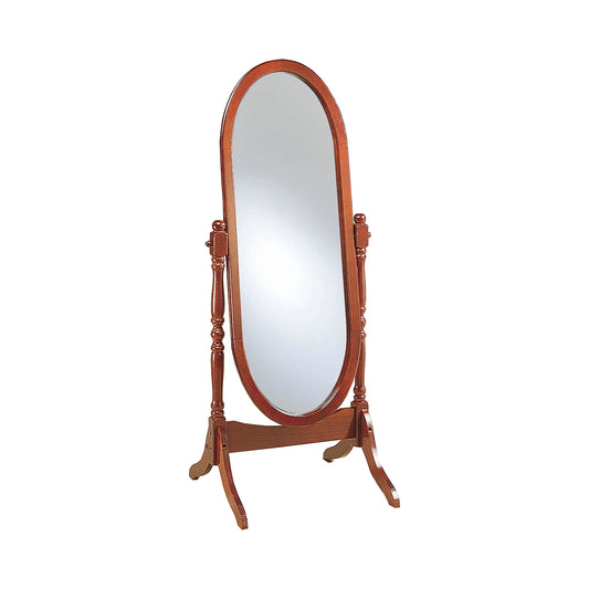 Oval Cheval Mirror Merlot - 	3101