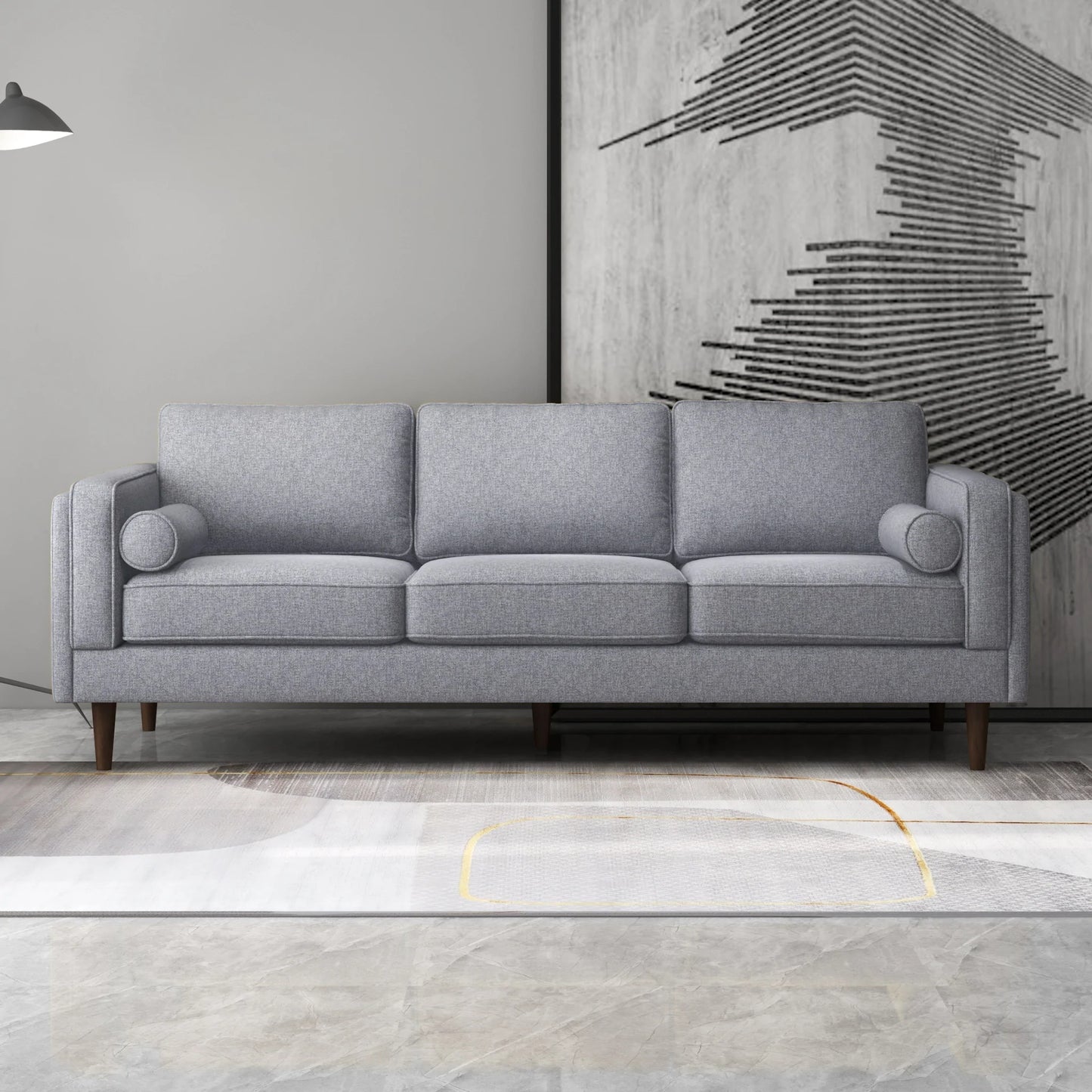 Fordham Sofa (Light Grey Linen)