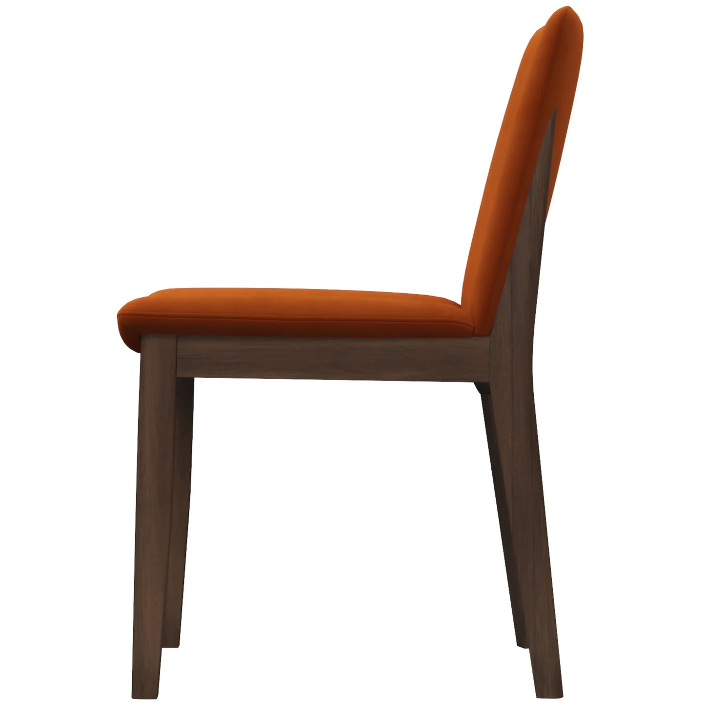 Virginia Dining Chair (Burnt Orange Velvet)