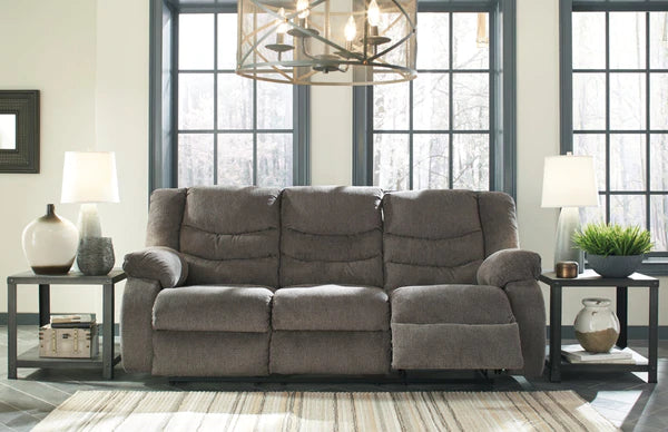 Tulen Gray Reclining Sofa | 9860688