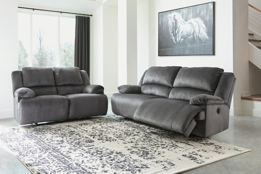 Clonmel Power Reclining Sofa, Loveseat and Recliner - PKG001175
