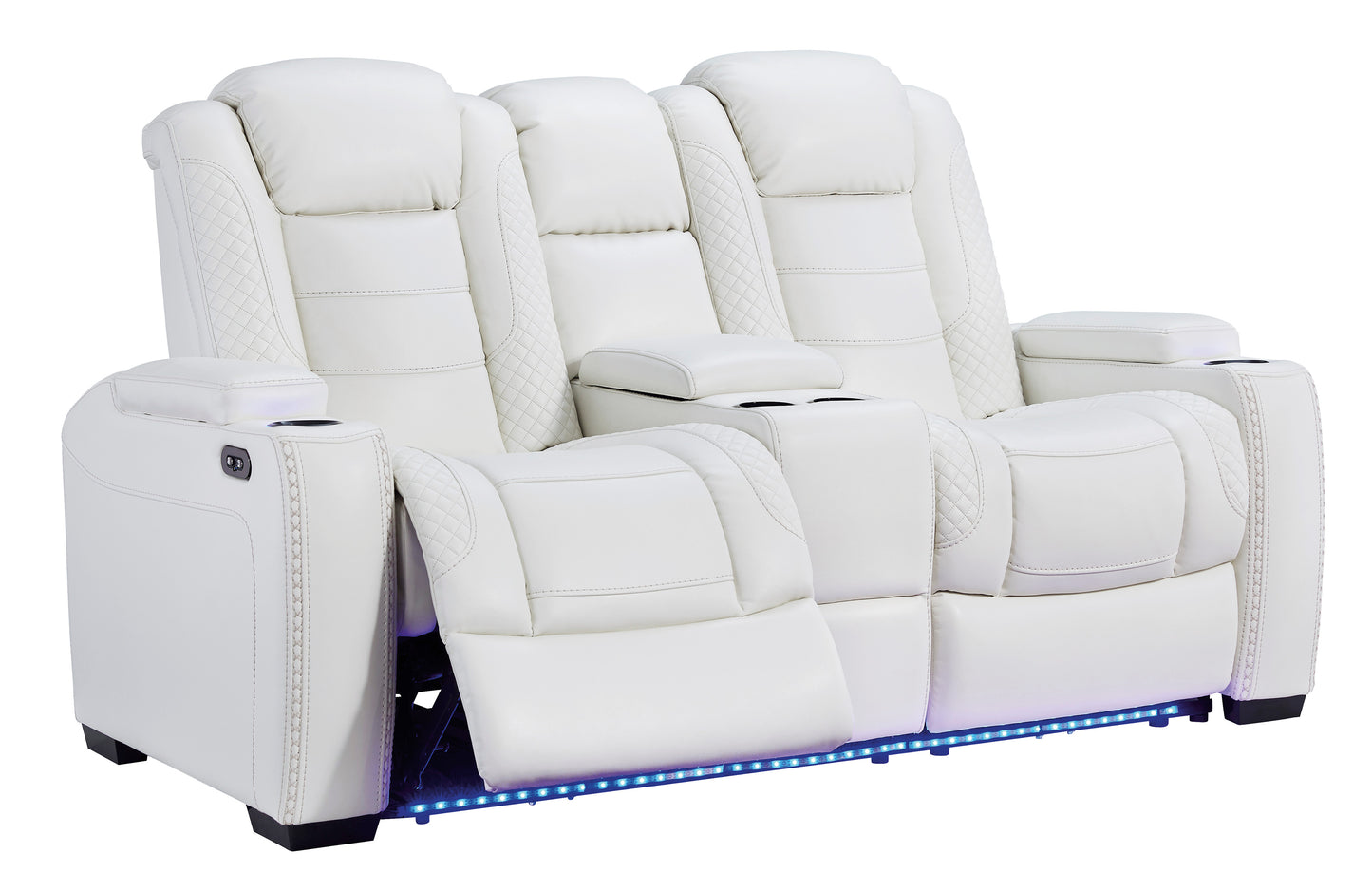Party Time Power Reclining Sofa and Loveseat- PKG010437