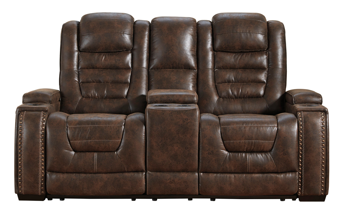 Game Zone Power Reclining Sofa and Loveseat - PKG001191