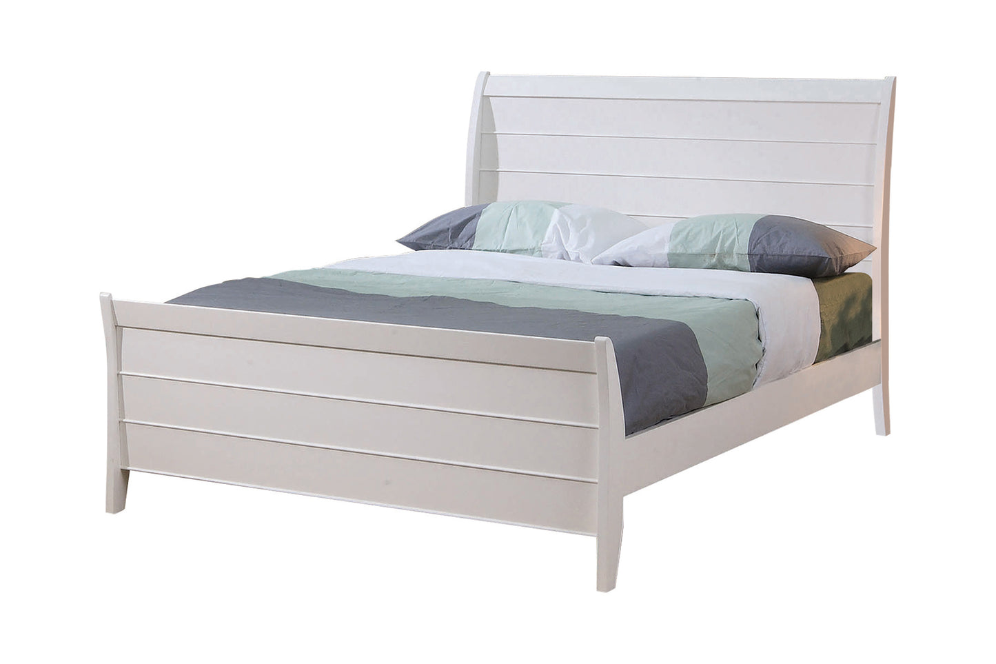 Selena Bedroom Set Sleigh Headboard Buttermilk - 400231