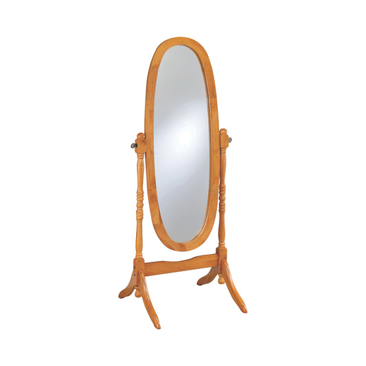 Oval Cheval Mirror Honey - 4101