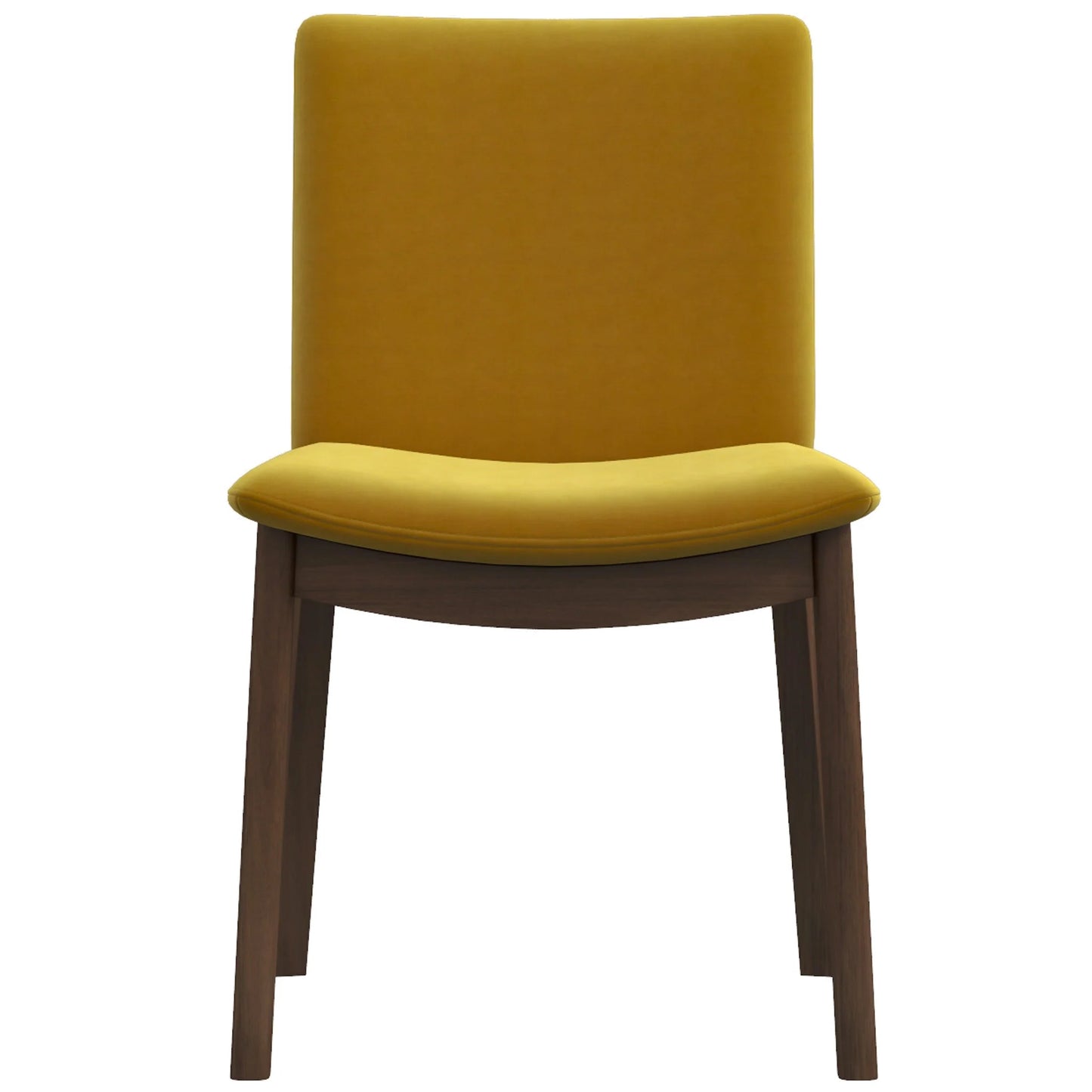 Virginia Dining Chair (Dark Yellow Velvet)