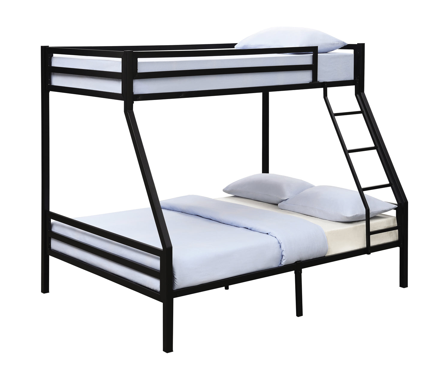 Kinsey Bunk Bed With Ladder Matte Black - 422676