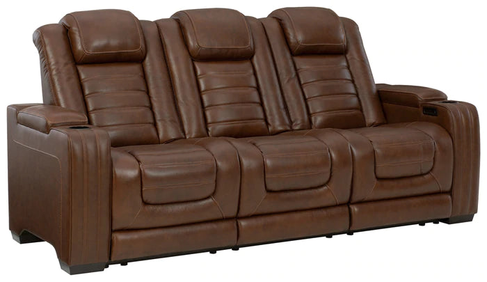 Backtrack Chocolate Power Reclining Sofa | U2800415