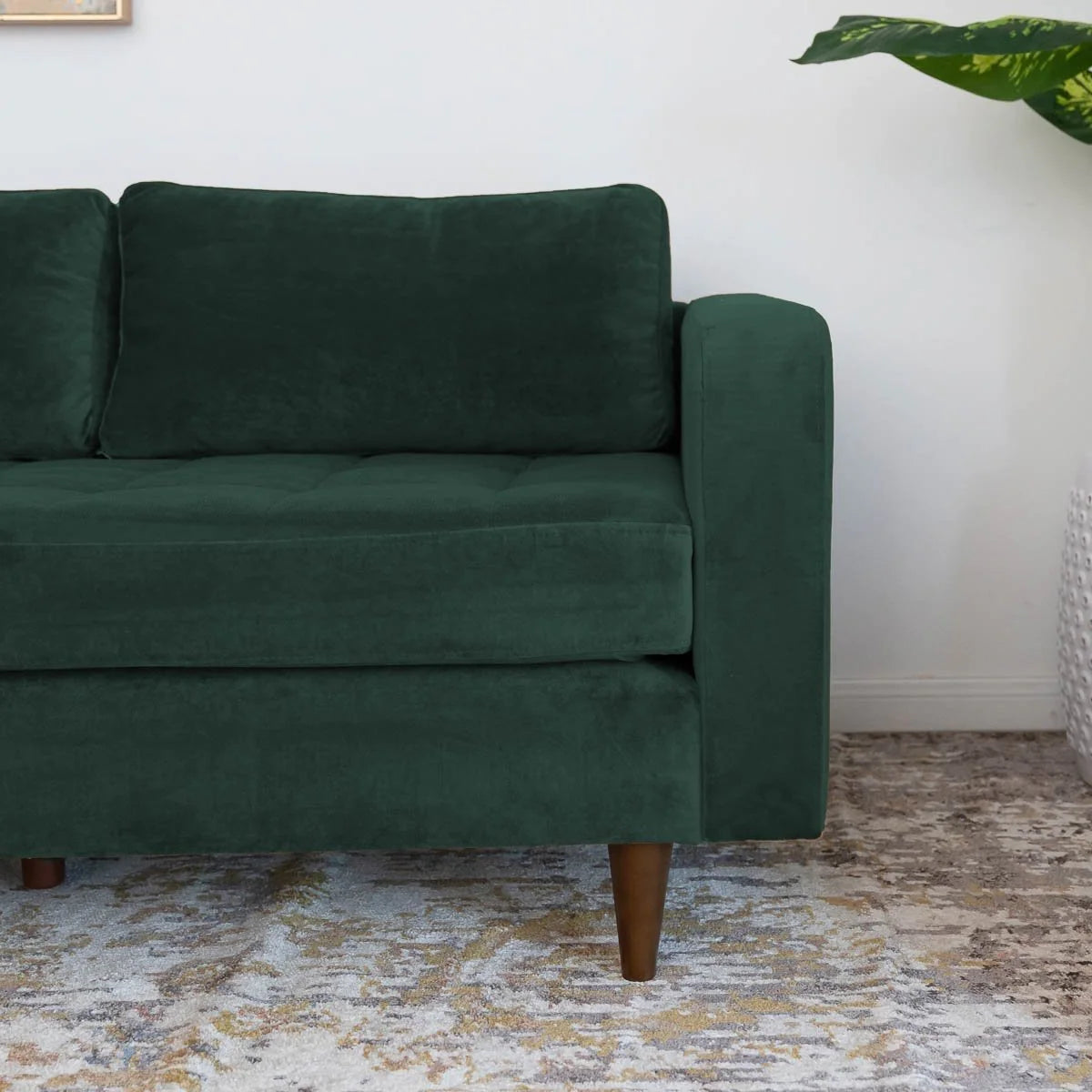 Minnesota Sectional Sofa (Green - Left Facing Chaise)