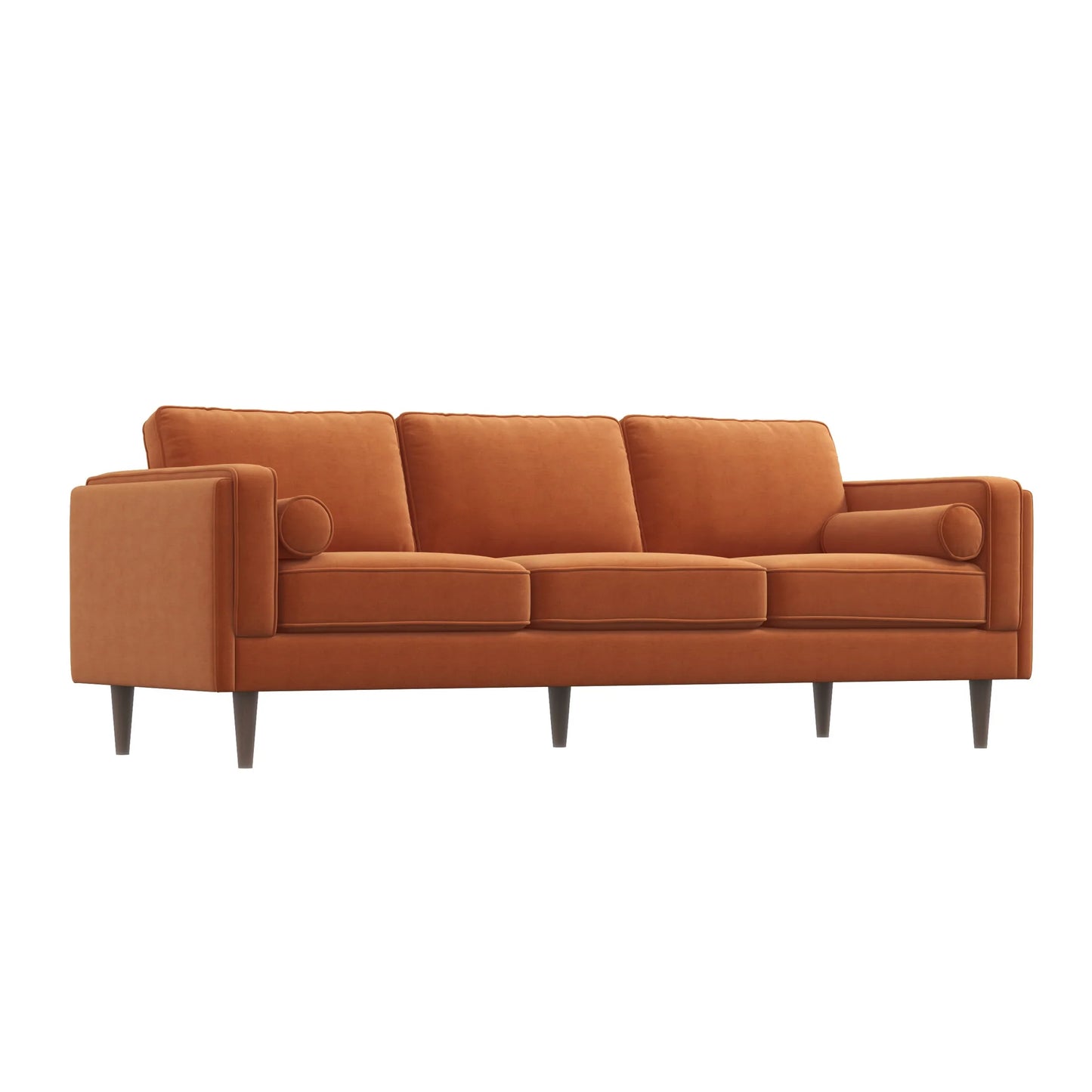 Fordham Sofa (Burnt Orange Velvet)