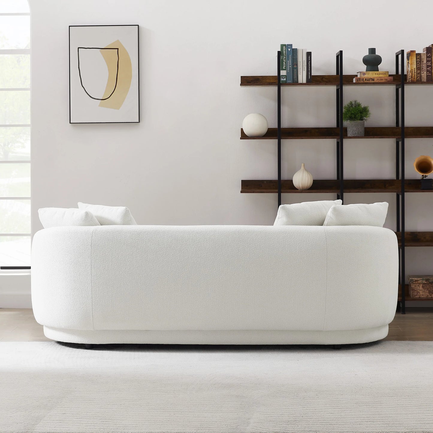 Perth Sofa (Beige Boucle)