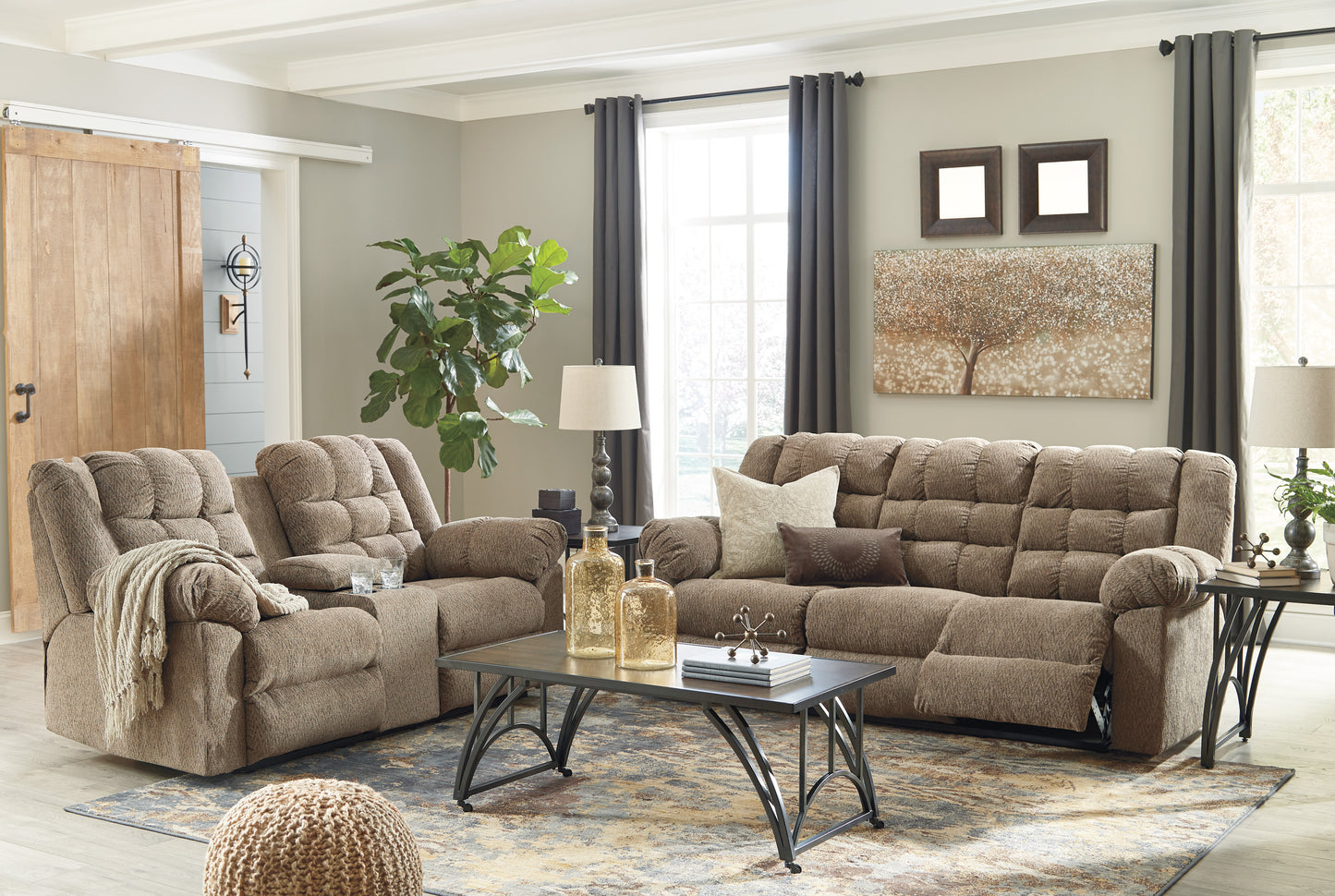 Workhorse Sofa and Loveseat - PKG001516