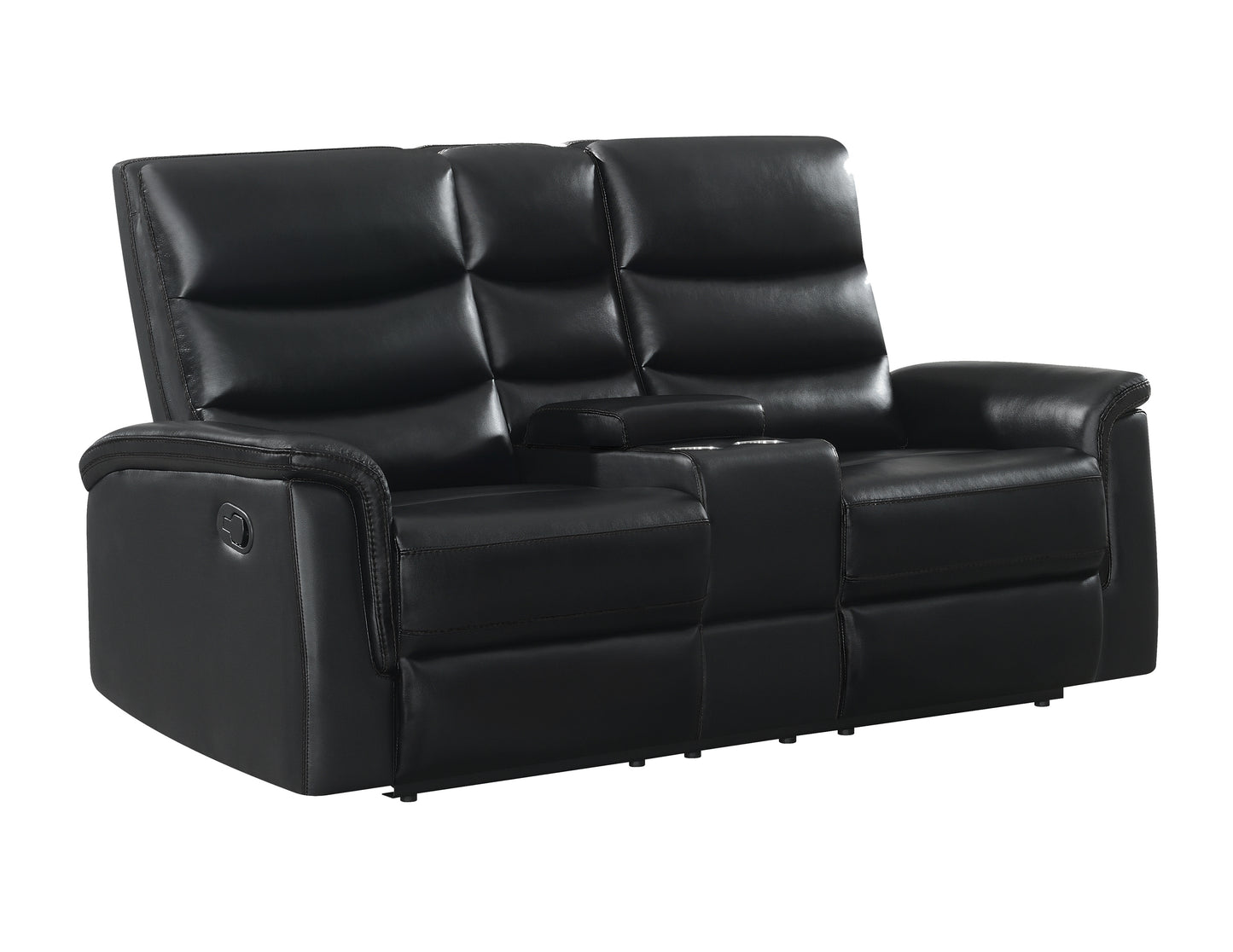 Dario Upholstered Living Room Set Black - 601514