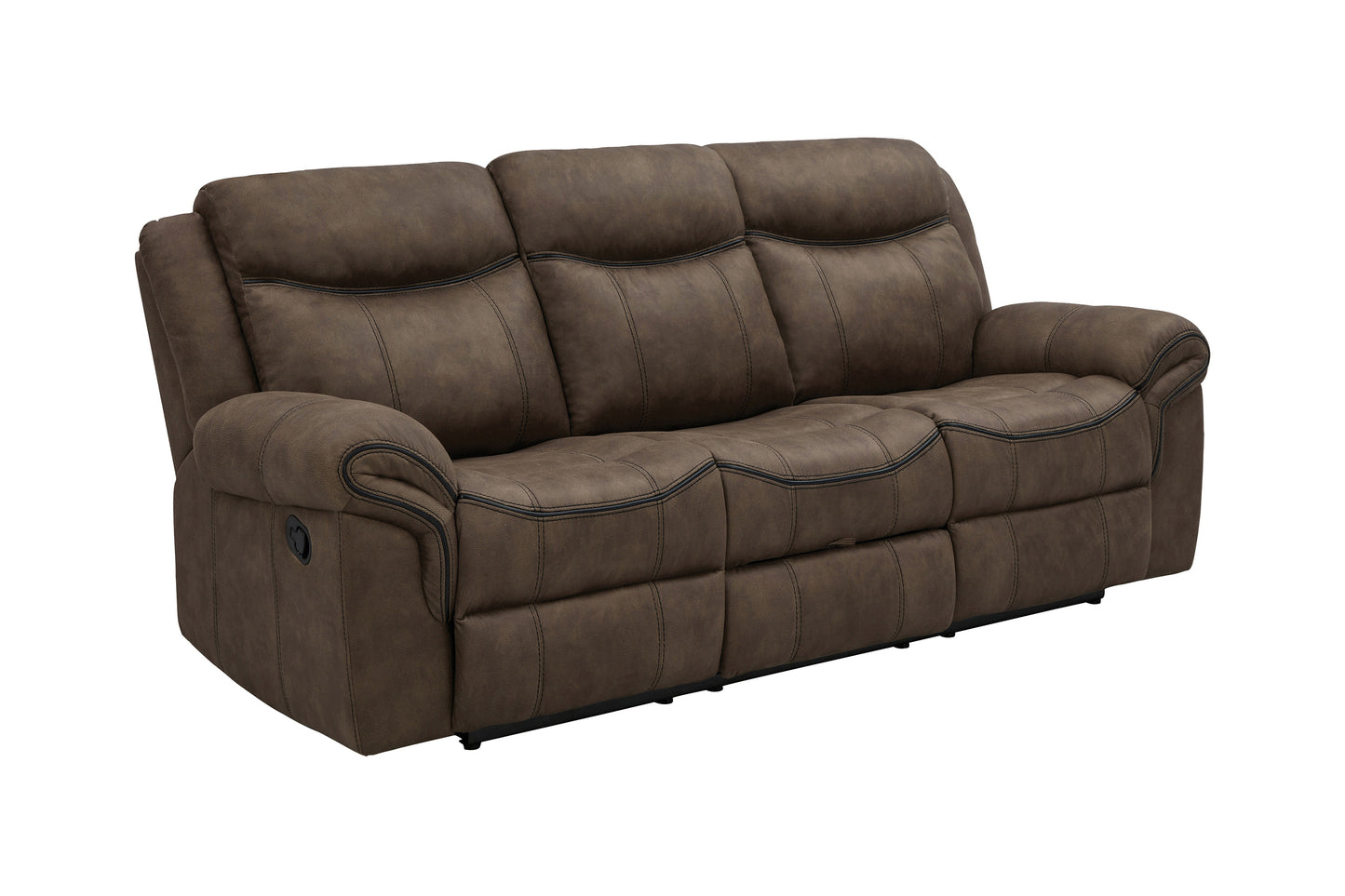 Sawyer Upholstered Tufted Living Room Set Macchiato Brown - 602334