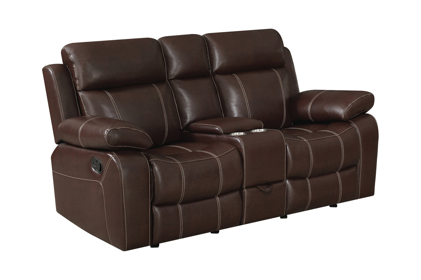 Myleene Upholstered Tufted Living Room Set Chestnut - 603021