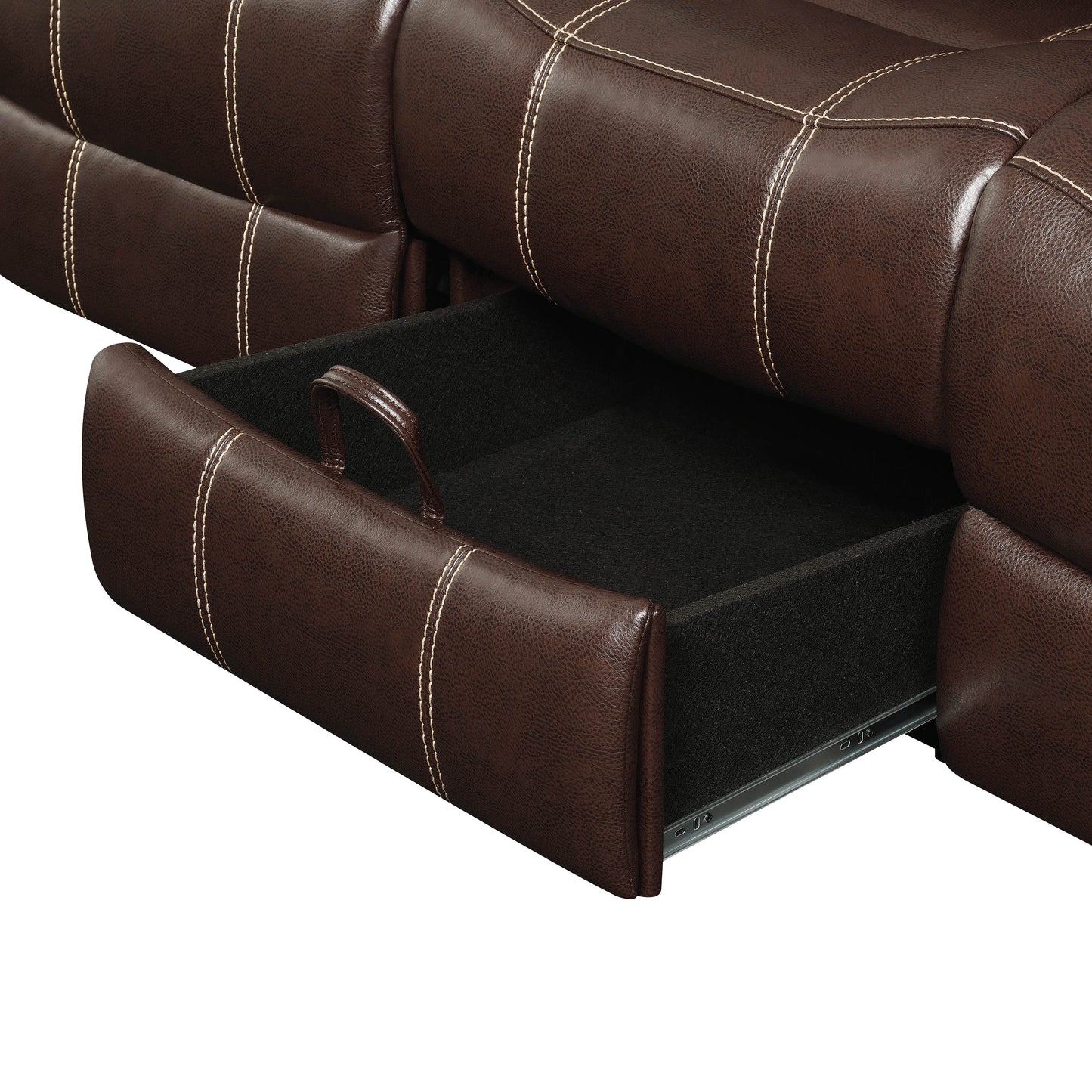 Myleene Upholstered Tufted Living Room Set Chestnut - 603021
