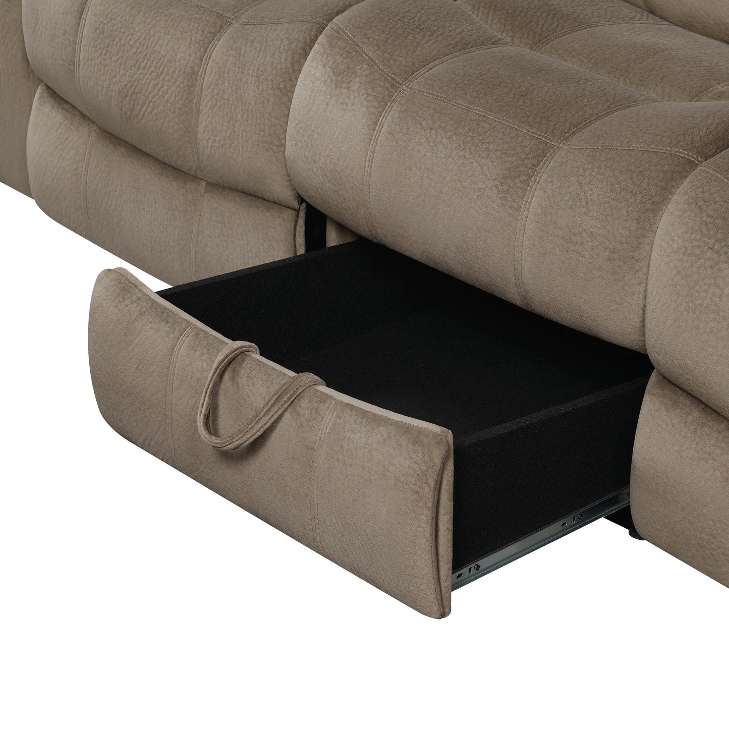 Myleene Upholstered Tufted Living Room Set Mocha - 603031