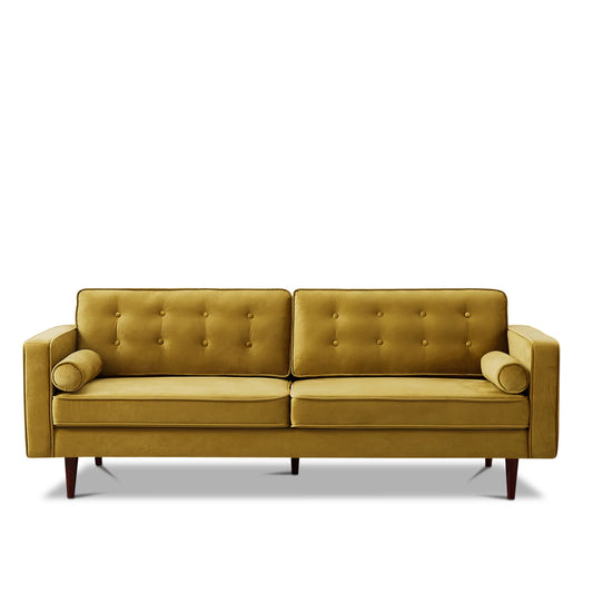 Kirby Sofa (Gold Velvet)