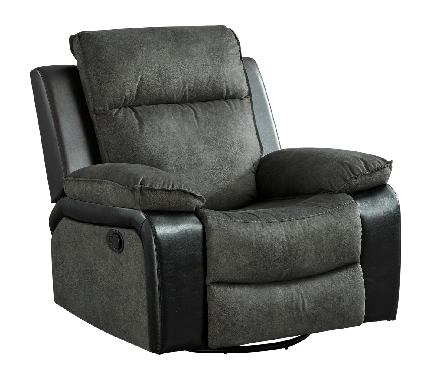 Woodsway Gray Swivel Glider Recliner | 6450461