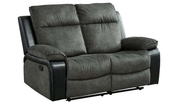 Woodsway Gray Reclining Loveseat | 6450486