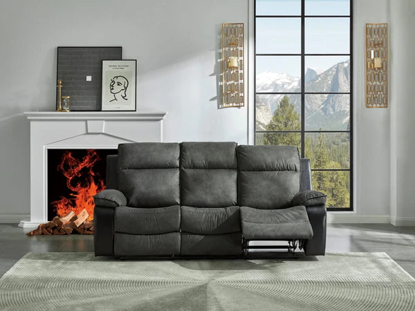 Woodsway Gray Reclining Sofa | 6450488