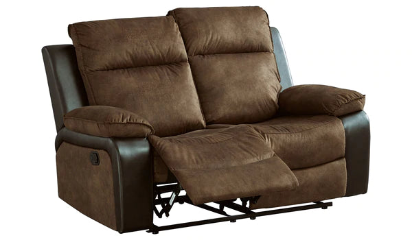 Woodsway Brown Reclining Loveseat | 6450586